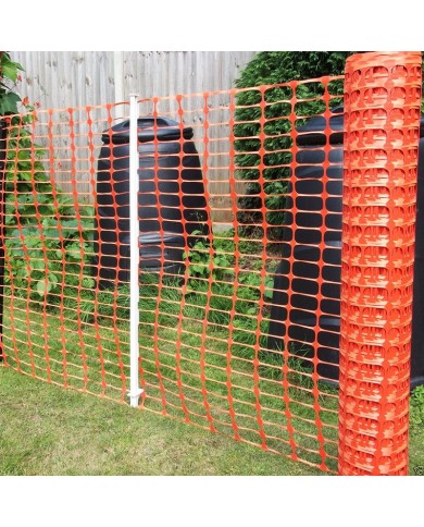 Sieť vyznačovacia BARRIER.NET, oranžová, plastová, 1 m, L-30 m, UV, HDPE, na ohraničenie stavby a pozemku
