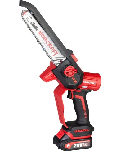 Píla Worcraft CHS-S20LiBDM ShareSYS, bezuhliková, 20V Li-ion, 8" reťaz, mini reťazová, SET v kufri