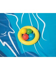 Bazénik Bestway® 53069, Lava Lagoon, detský, nafukovacie ihrisko, 265x265x104 cm