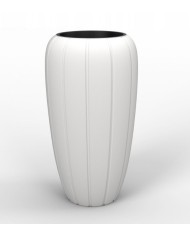 Kvetináč UH o400 mm GAJA biely výška 750 mm s vložkou