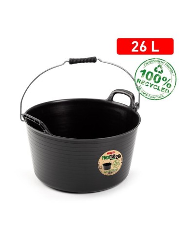 Vedro/nádoba flexiplast 26l čierna