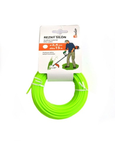Silón rezný KRUH 2,4 mm/15 m GARDENKUS KLC