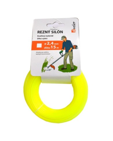 Silón rezný ŠTVOREC 2,4 mm/15 m GARDENKUS KLC