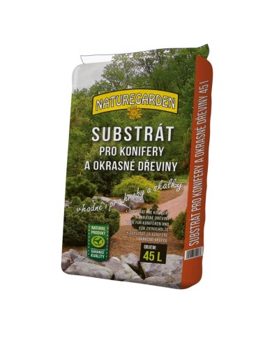 Substrát pre okrasne dreviny a konifery 45L NATUREGARDEN