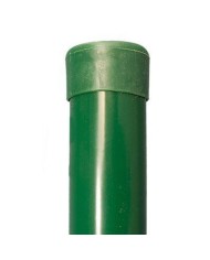 Stlpik o48/2000mm Zn+PVC zelený s UH klobučikom KLC