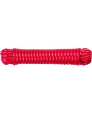 Šnúra na prádlo Cloth-Line L-20 m/4 mm, PVC, červená