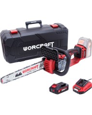 Píla Worcraft CGC-S20LiBDM, bezuhliková, reťazová, 20V Li-ion, 26ml nádrž na olej, 12" reťaz, SET v kufríku