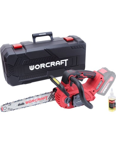 Píla Worcraft CGC-S20LiBA, bezuhliková, reťazová, 20V Li-ion, 75ml nádrž, 12" reťaz