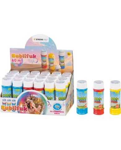 Bublifuk Strend Pro, s hrou, 60 ml, mix farieb