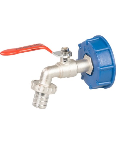 Sada Strend Pro, ventil 3/4" + plastová redukcia 60 mm + výpust 1", na IBC nádrž,, Pozink