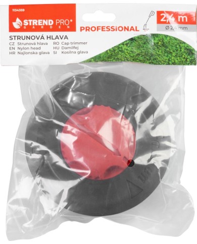 Hlava Strend Pro Garden, na krovinorez, strunová, na silon, náhradná, čierna, Profi