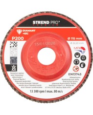 Kotúč Strend Pro Premium 115 x 22 mm, brúsny, P200, diamantový, lamelový