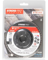 Kotúč Strend Pro Premium 115 x 22 mm, brúsny, P120, diamantový, lamelový