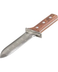 Nôž Strend Pro Premium, HORI HORI, záhradný, s púzdrom, drevená rúčka, univerzal