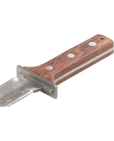 Nôž Strend Pro Premium, HORI HORI, záhradný, s púzdrom, drevená rúčka, univerzal