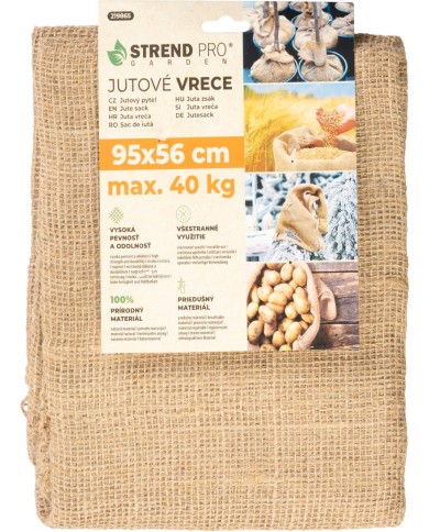 Vrece Strend Pro Garden, jutové, 95x56 cm, max.40 kg, bez šnúry