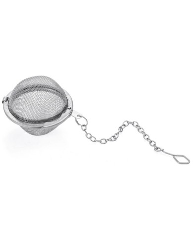 Sitko MagicHome, na čaj, guľaté, nerezové, 5 cm, čajítko