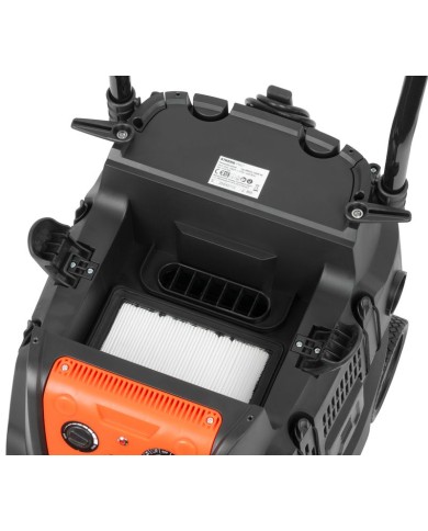 Vysávač Strend Pro MWD223, 40 lit, 1600W, priemyselný, HEPA filter, AUTOMATICKÝ oklep