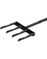 Prevzdušňovač Strend Pro Garden, rúrkový, 4 hrotý, 30x102 cm