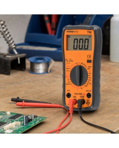 Multimeter Strend Pro Premium, digitálny, 1000A, 10A, 9V bateria