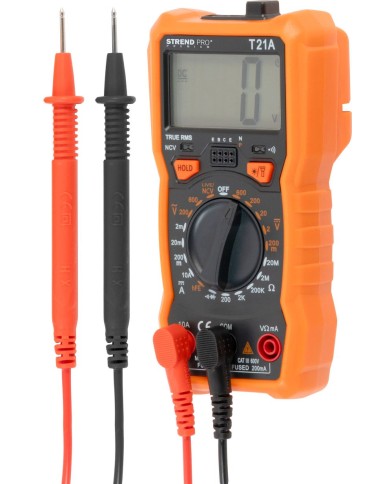 Multimeter Strend Pro Premium, digitálny, 1000A, 20A, 3xAAA