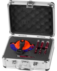 Sada vyrezávačov Strend Pro Premium, 6-8-10-12 mm, 1/4" Hex, diamant, korunky, professional, so šablónou na vŕtanie otvorov