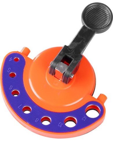 Sada vyrezávačov Strend Pro Premium, 6-8-10-12 mm, 1/4" Hex, diamant, korunky, professional, so šablónou na vŕtanie otvorov