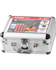 Sada vyrezávačov Strend Pro Premium, 6-8-10-12 mm, 1/4" Hex, diamant, korunky, professional, so šablónou na vŕtanie otvorov