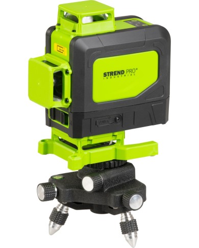 Laser Strend Pro Industrial 4 X 3D, zelený, v kufriku, s príslušenstvom, diaľkový ovládač