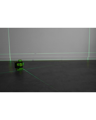 Laser Strend Pro Industrial 4 X 3D, zelený, v kufriku, s príslušenstvom, diaľkový ovládač