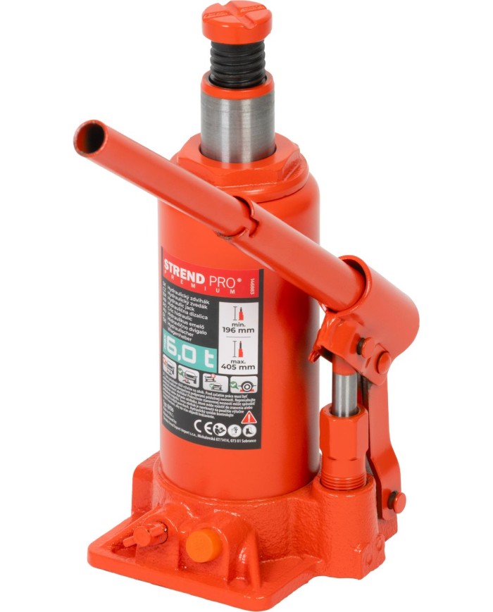 Zdvihák Strend Pro Premium, 06 ton, 196-405 mm, hydraulický