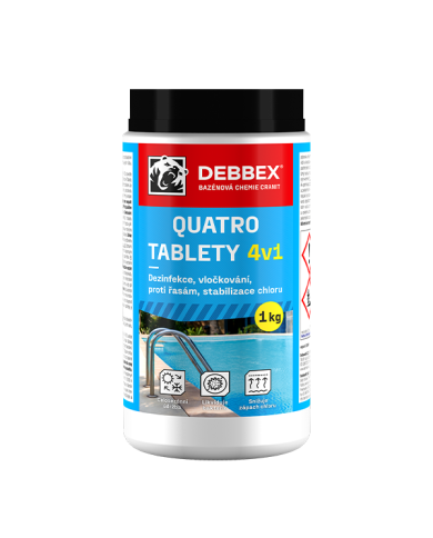 Chémia bazénová Cranit Quatro tablety 1kg