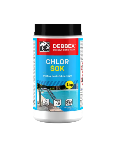 Chémia bazénová Cranit Chlór šok 1kg