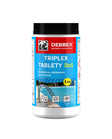 Chémia bazénová Cranit Triplex tablety 1kg
