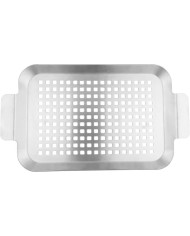 Plech Strend Pro Grill, na grilovanie, nerez, 34x18,5x2 cm