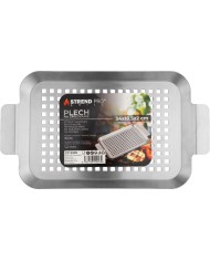 Plech Strend Pro Grill, na grilovanie, nerez, 34x18,5x2 cm