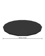 Plachta Bestway® FlowClear™, 58249, čierna, bazénová, 488 cm