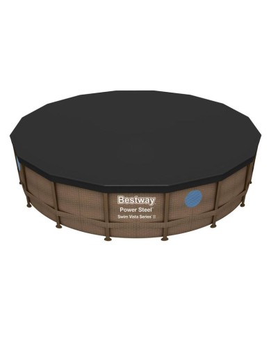 Plachta Bestway® FlowClear™, 58249, čierna, bazénová, 488 cm