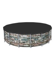 Plachta Bestway® FlowClear™, 58249, čierna, bazénová, 488 cm