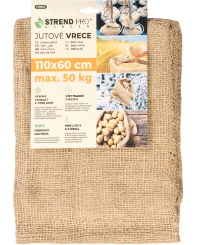 Vrece Strend Pro Garden, jutové, 110x60 cm, max.50 kg, bez šnúry