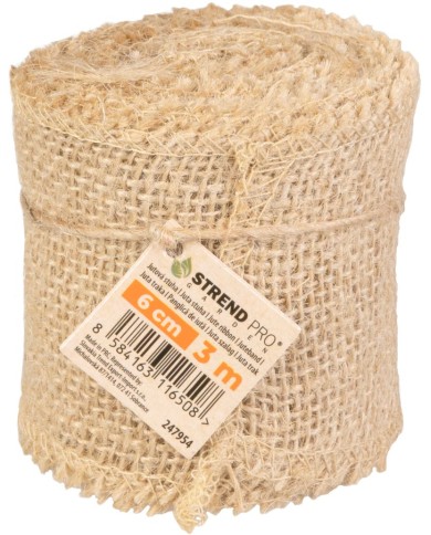 Stuha Strend Pro Garden, jutová, 6 cm L-3 m