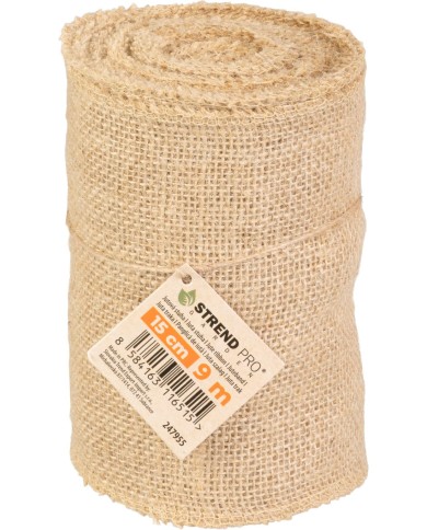 Stuha Strend Pro Garden, jutová, 15 cm L-9 m