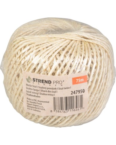 Motúz Strend Pro Garden, sisal, L-75 m