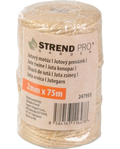 Motúz Strend Pro Garden, jutový, L-75 m, 2 mm