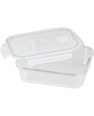 Dóza MagicHome, sklenená, obdĺžniková, 1500 ml, s vekom, s ventilom na odvetrávanie