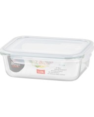 Dóza MagicHome, sklenená, obdĺžniková, 1500 ml, s vekom, s ventilom na odvetrávanie