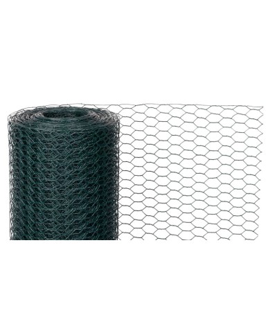Pletivo GARDEN HEX PVC 1000/20/0,9 mm, zelené, RAL 6005, šesťhranné, chovateľské, bal. 25 m