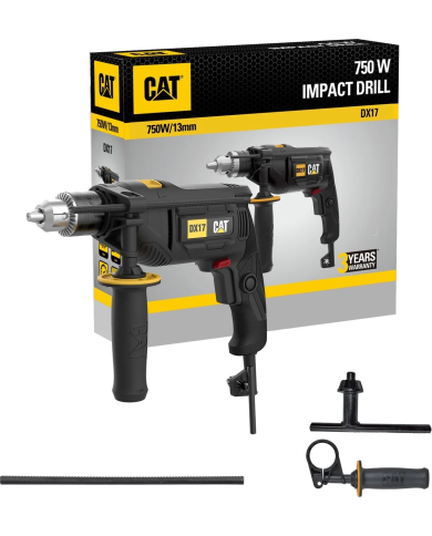 Vŕtačka príklepová CATERPILLAR 13mm 750W DX17