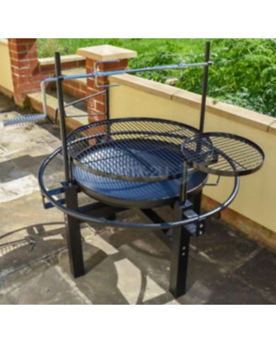 Ohnisko s grilom oceľové kruh 60 cm pevné GARDENKUS KLC