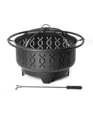 Ohnisko oceľové kruh 69cm pevné BBQ GARDENKUS